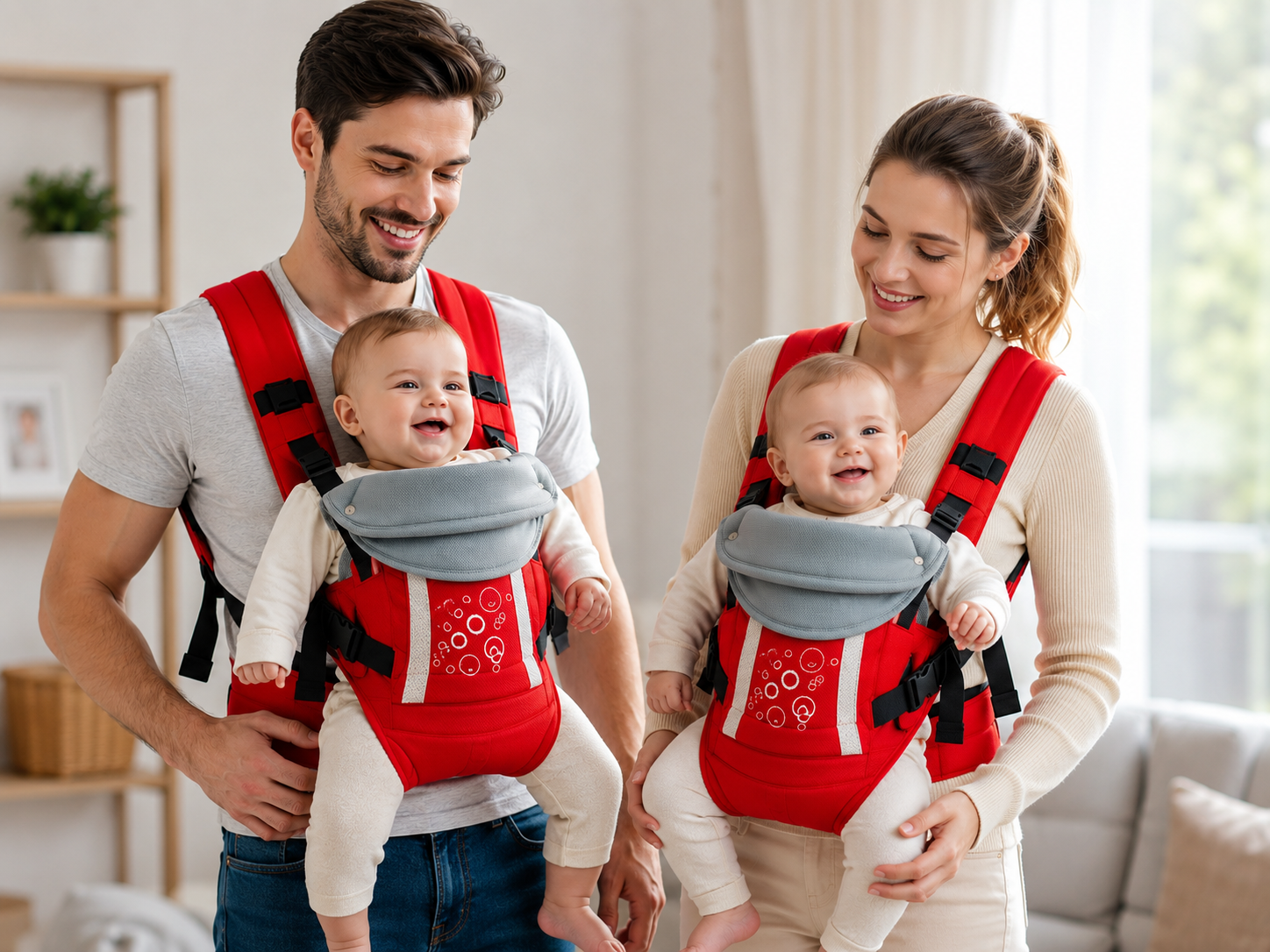 Baby Carrier - حاملة الأطفال المريحة – راحة لك وأمان لطفلك 